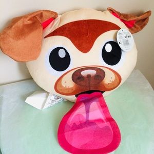 2/15$ 🐶 New emoji puppy pillow